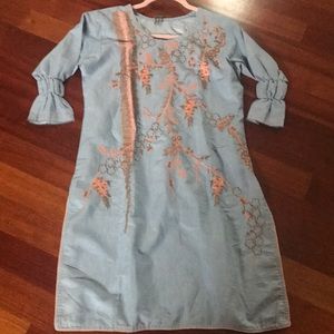 Beautiful embroidery Kurta NWOT